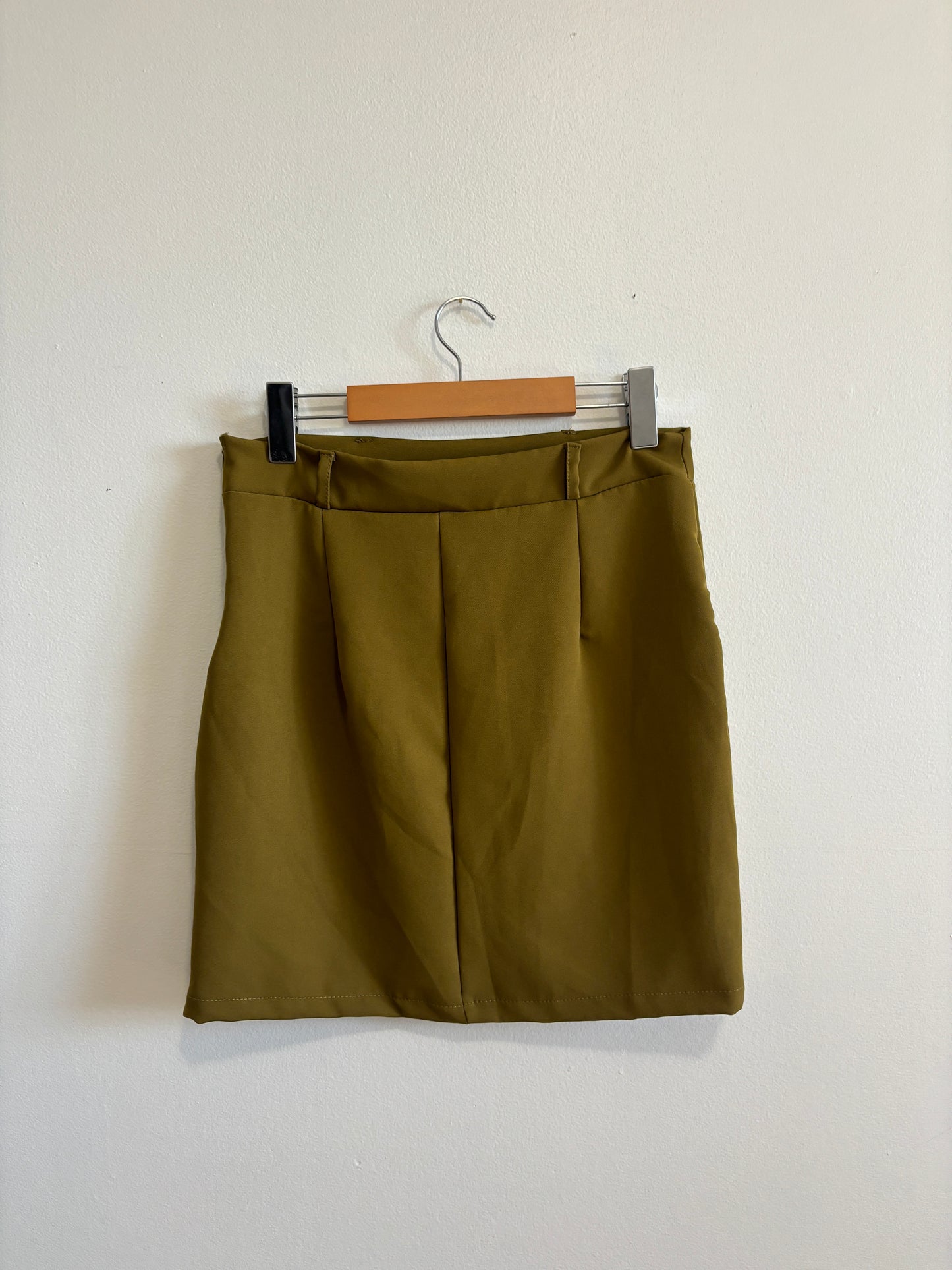 Mini Olive Green Dress Skirt