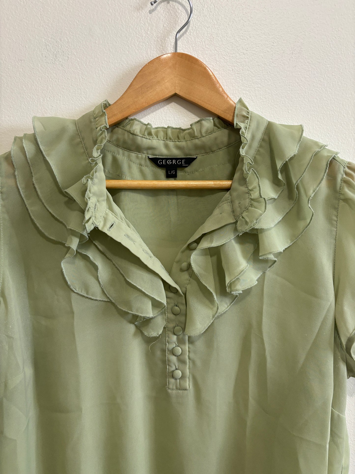 Vintage Style Pastel Green Shirt