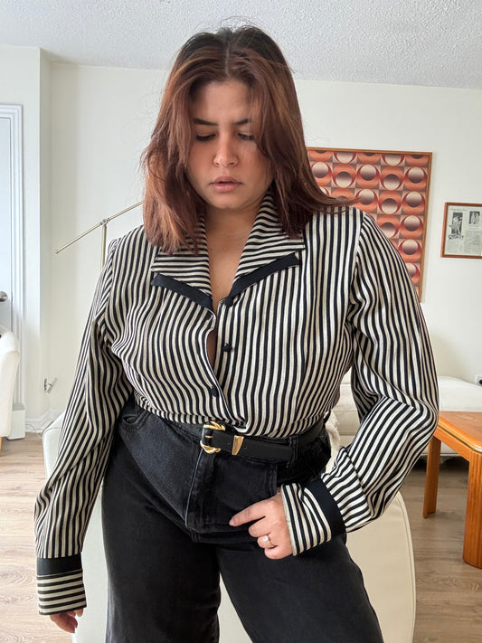 Vintage Striped Dress Shirt