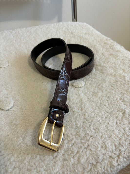 Vintage Dark Brown Belt